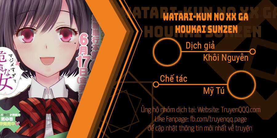 Watari-Kun No Xx Ga Houkai Sunzen Chapter 69 trang 0