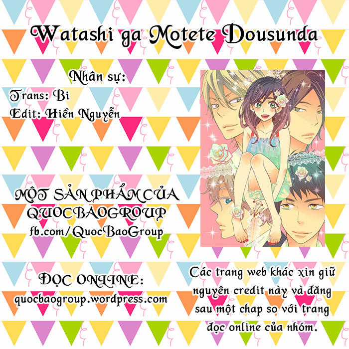 Watashi Ga Motete Dousunda Chapter 13 trang 1