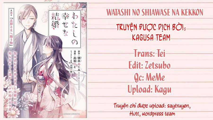 Watashi No Shiawase Na Kekkon Chapter 11 trang 1