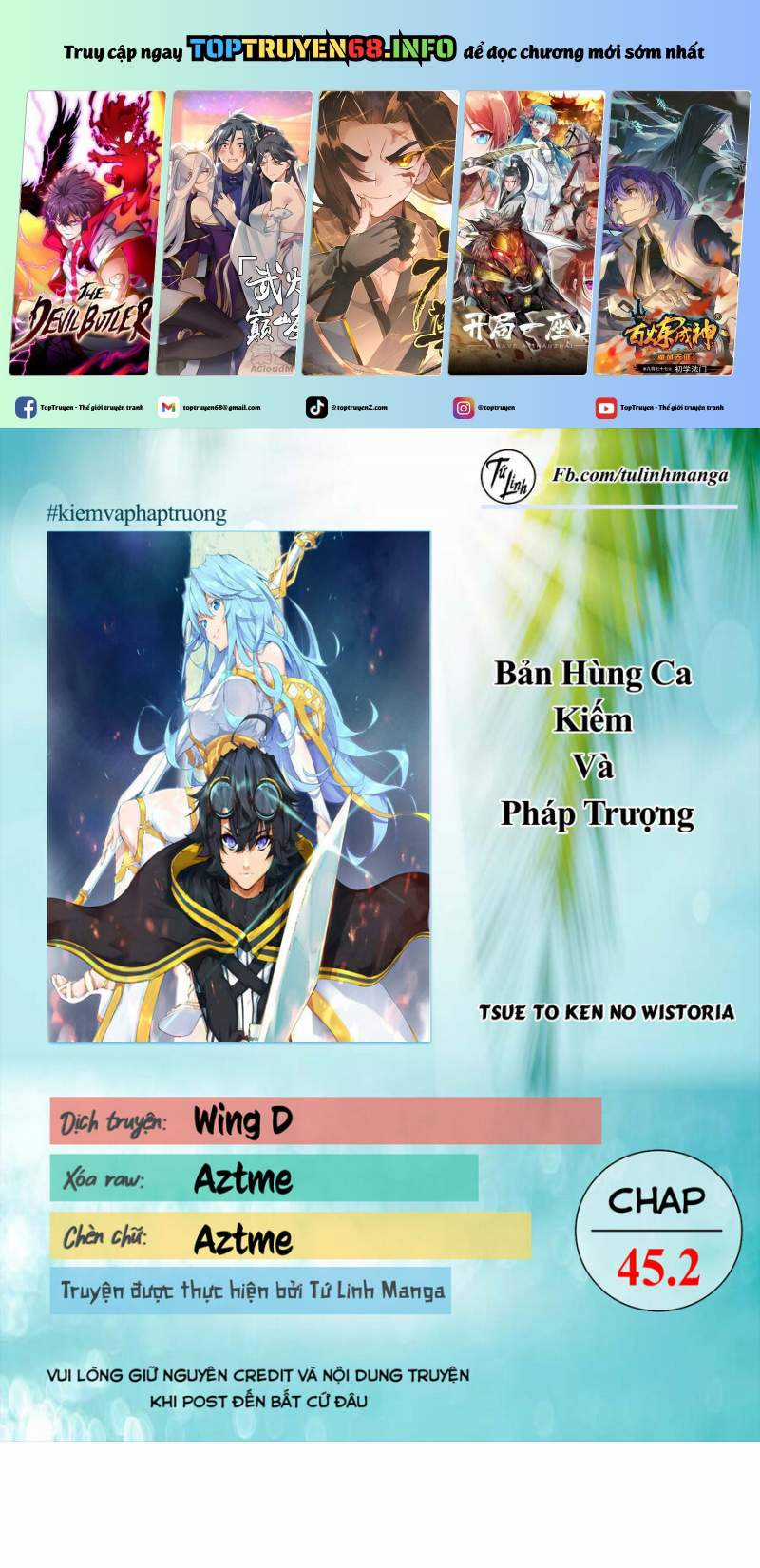 Wistoria Bản Hùng Ca Kiếm Và Pháp Trượng Chapter 45.2 trang 1