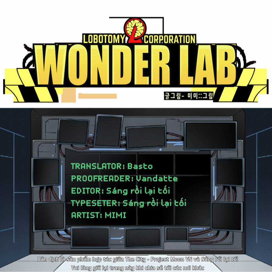 Wonder Lab (Lobotomy Corporation Comics) Chapter 1 trang 0