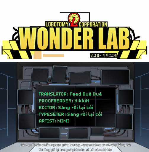 Wonder Lab (Lobotomy Corporation Comics) Chapter 2 trang 0