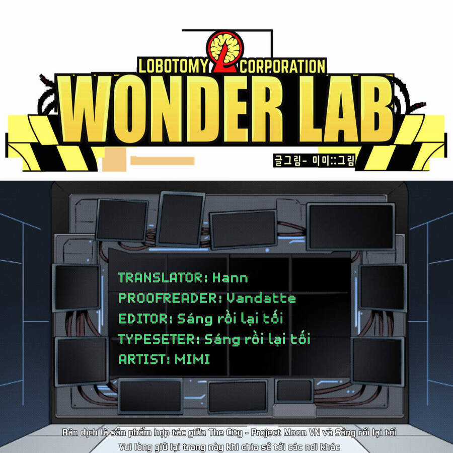 Wonder Lab (Lobotomy Corporation Comics) Chapter 8 trang 0