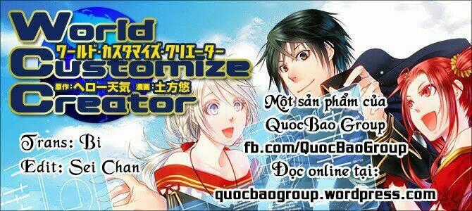 World Customize Creator Chapter 3 trang 0