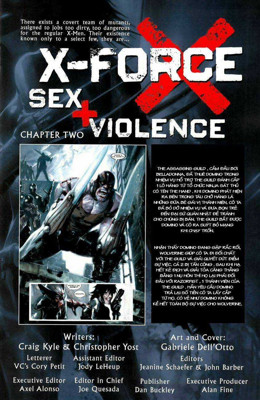 X-Force Sex And Violence Chapter 2 trang 1