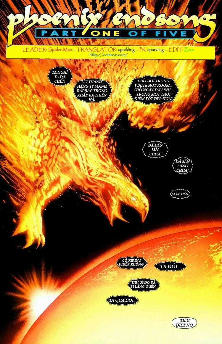 X-Men Phoenix Endsong Chapter 1 trang 1