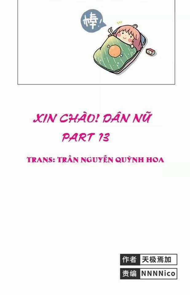 Xin Chào! Dân Nữ Chapter 13 trang 0