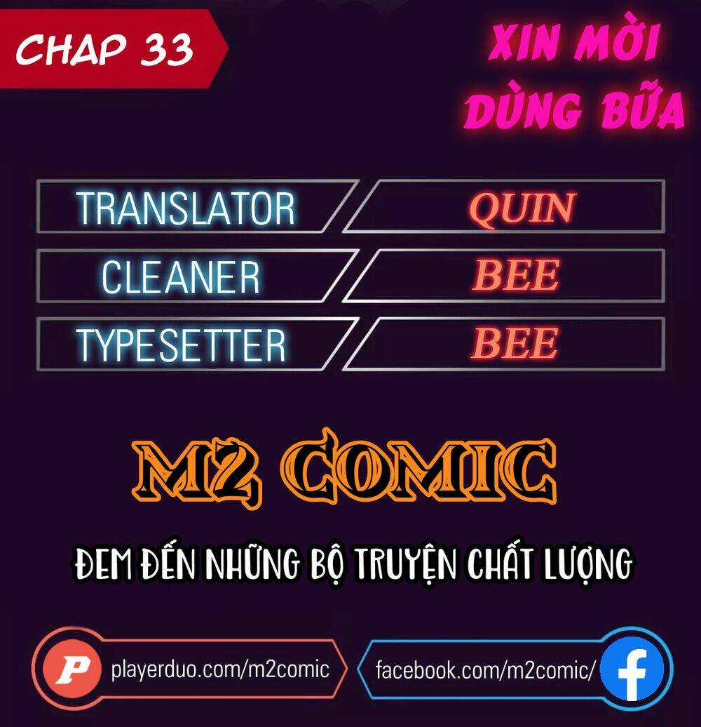 Xin Mời Dùng Bữa Chapter 33 trang 0