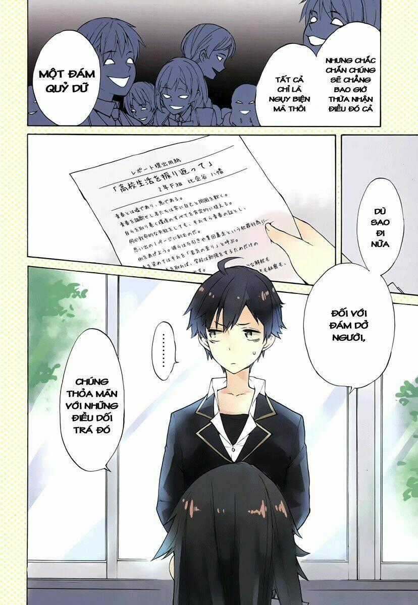 Yahari Ore No Seishun Love Come Wa Machigatteiru New Chapter 1 trang 1