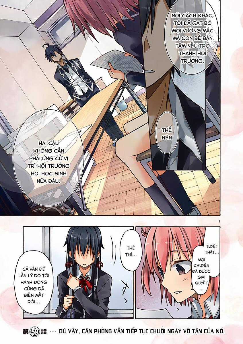 Yahari Ore No Seishun Rabukome Wa Machigatte Iru. @ Comic Chapter 59 trang 1