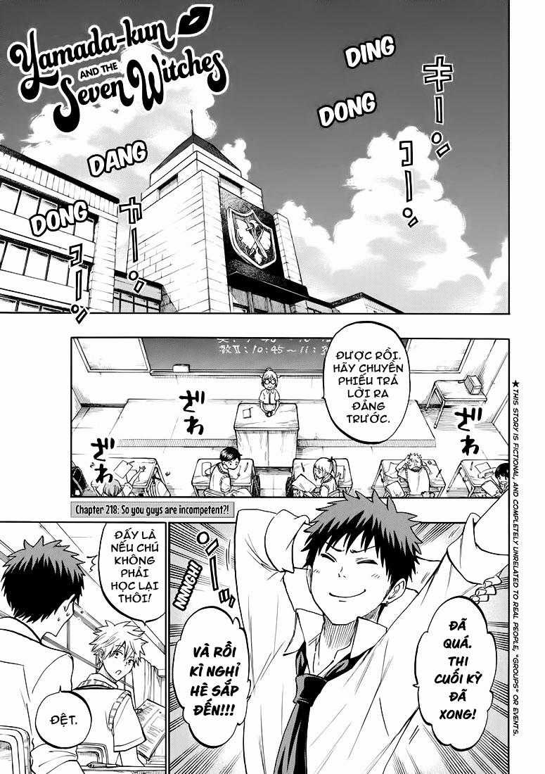 Yamada-Kun To 7 Nin No Majo Chapter 218 trang 0