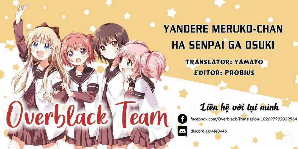 Yandere Meruko-Chan Ha Senpai Ga Osuki Chapter 1 trang 1