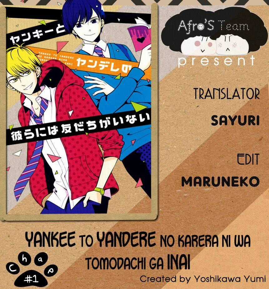 Yankee to Yandere no Karera ni wa Tomodachi ga Inai Chapter 1 trang 0