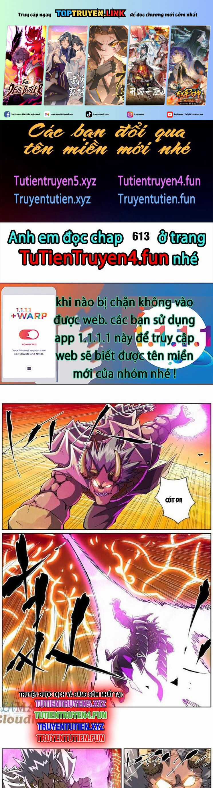 Yêu Thần Ký Chapter 612 trang 1