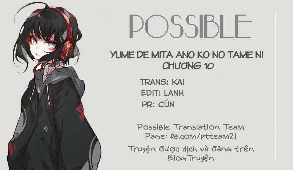 Yume De Mita Ano Ko No Tame Ni Chapter 10 trang 1