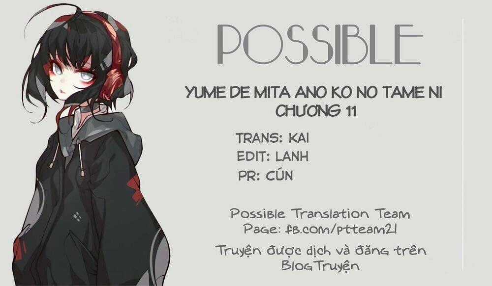 Yume De Mita Ano Ko No Tame Ni Chapter 11 trang 1