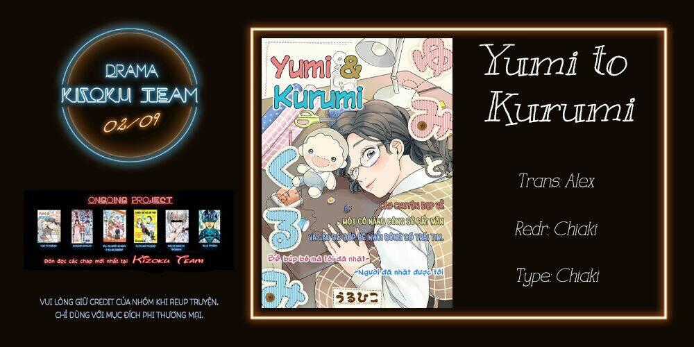 Yumi To Kurumi Chapter 8 trang 1