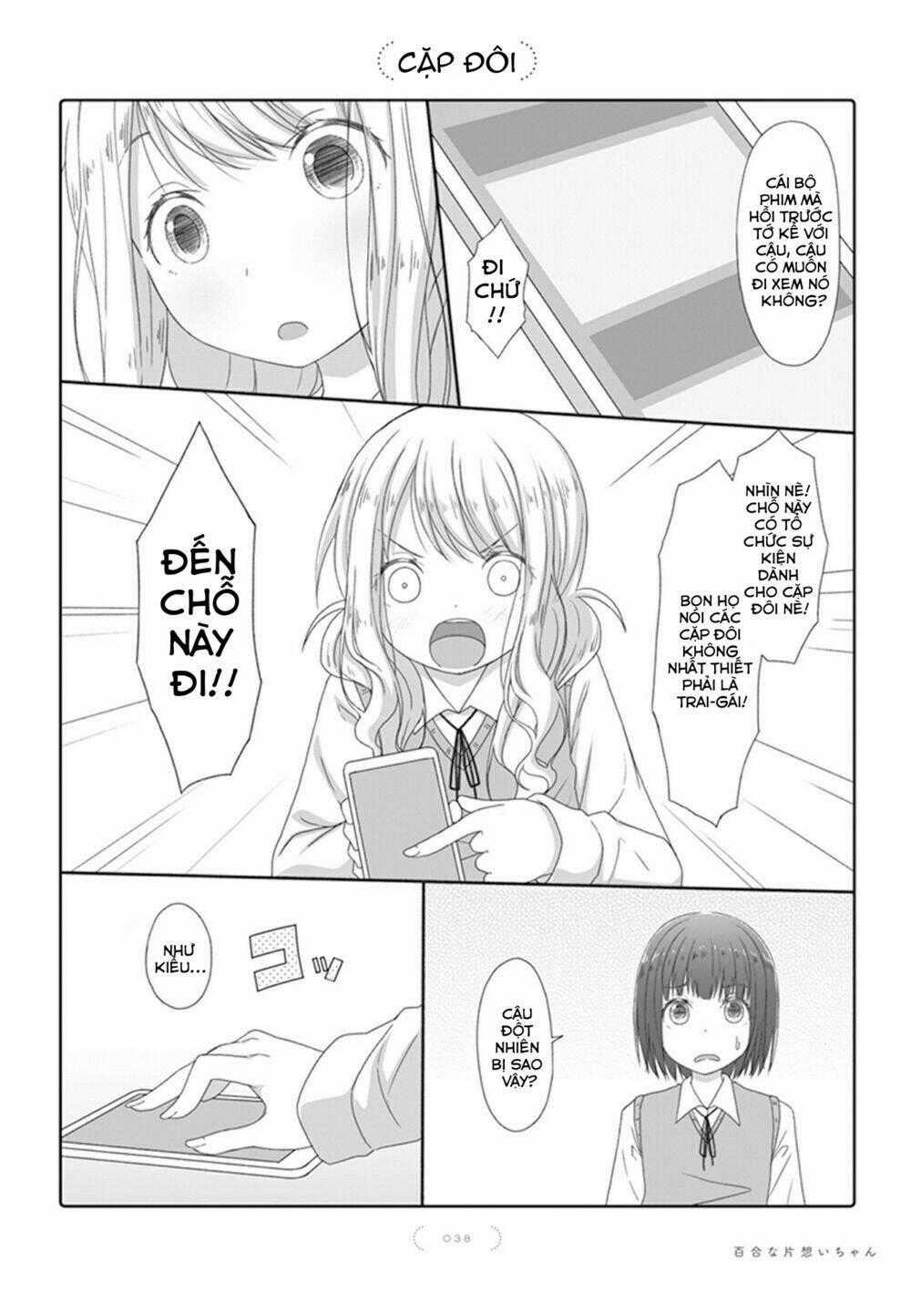 Yuri Na Kataomoi-Chan Chapter 19 trang 1