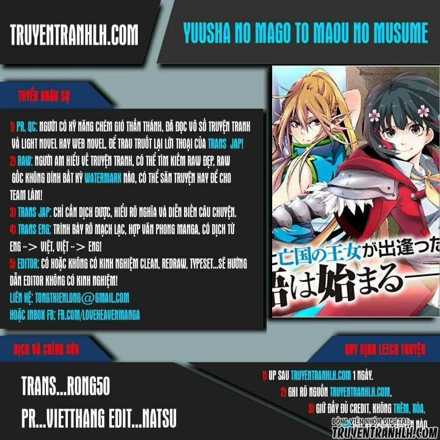 Yuusha No Mago To Maou No Musume Chapter 3 trang 0