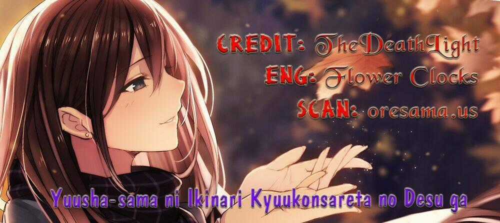 Yuusha-Sama Ni Ikinari Kyuukon Sareta No Desu Ga Chapter 3 trang 0