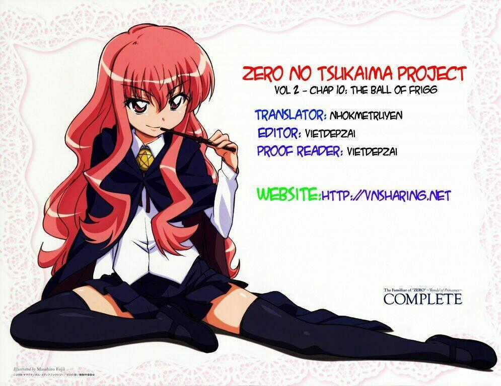 Zero No Tsukaima! Chapter 10 trang 0