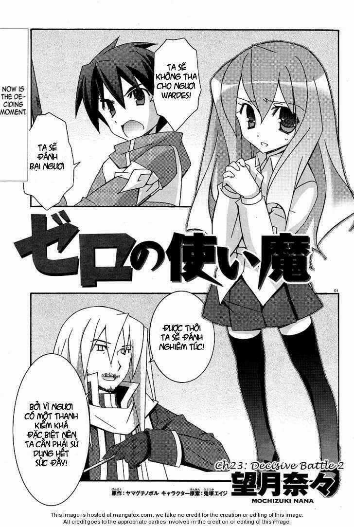 Zero No Tsukaima! Chapter 23 trang 1