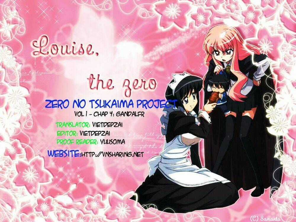 Zero No Tsukaima! Chapter 4 trang 1