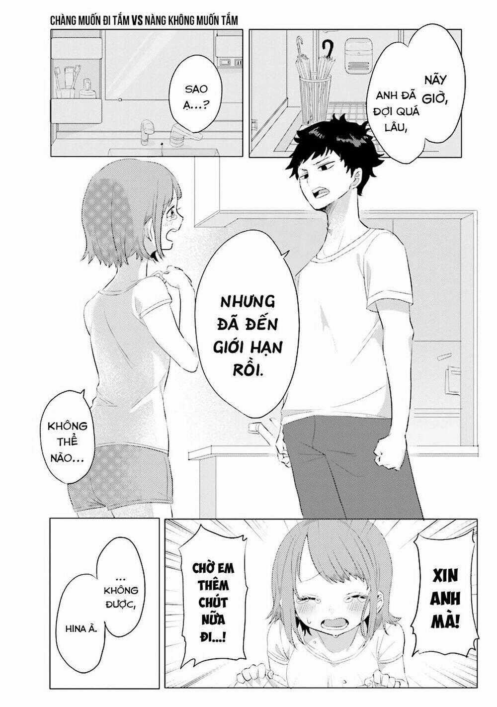 Zettai Ni Furo Ni Hairitakunai Kanojo Vs Zettai Ni Furo Ni Iretai Kareshi Chapter 1 trang 0