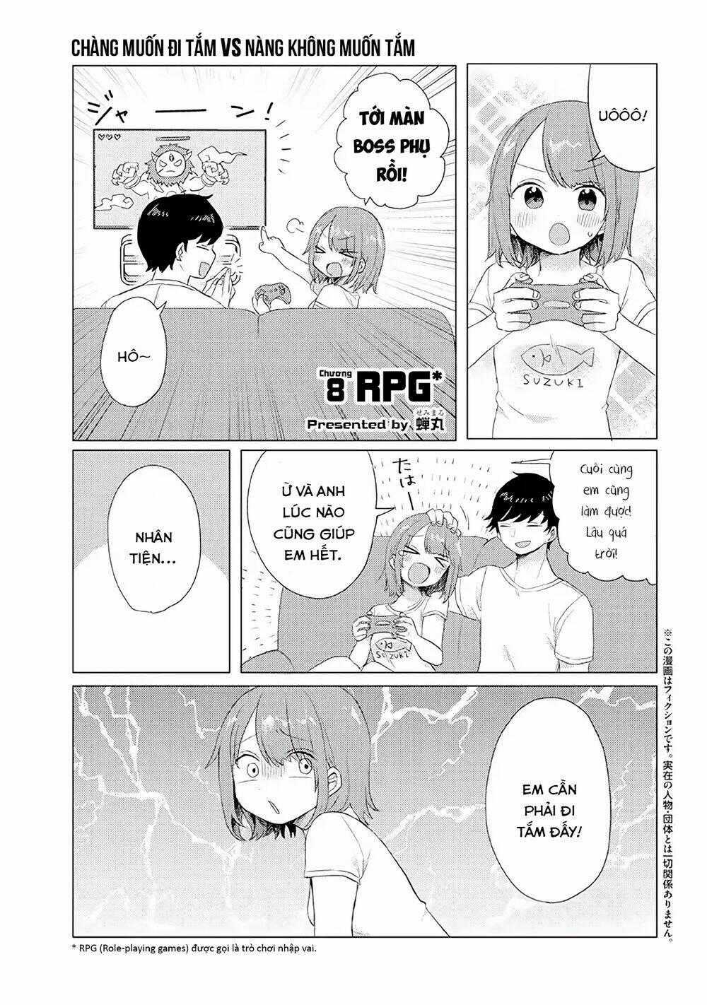 Zettai Ni Furo Ni Hairitakunai Kanojo Vs Zettai Ni Furo Ni Iretai Kareshi Chapter 8 trang 0