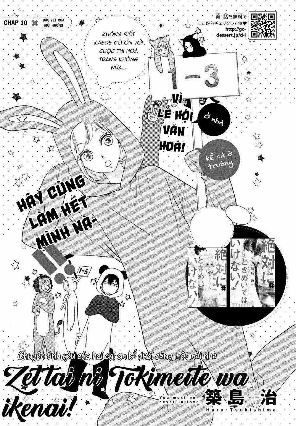 Zettai Ni Tokimeite Wa Ikenai! Chapter 10 trang 1